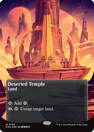 Deserted Temple (0146) (Borderless) (Galaxy Foil) (EOS-146) - Edge of Eternities: Stellar Sights Foil - for just $13.61! 