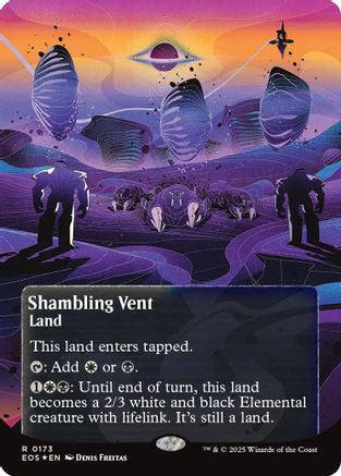 Shambling Vent (0173) (Borderless) (Galaxy Foil) (EOS-173) - Edge of Eternities: Stellar Sights Foil - for just $2.62! 