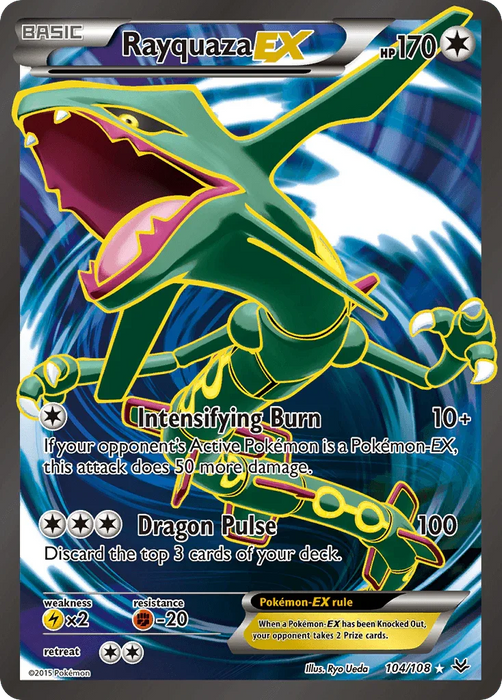 Rayquaza EX (104/108) [XY: Roaring Skies] - for just $60.95! 