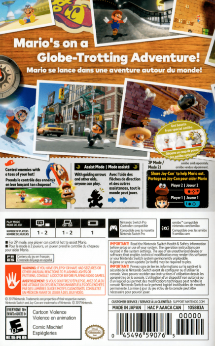 Super Mario Odyssey – Nintendo Switch (NS) - for just $38.99! 
