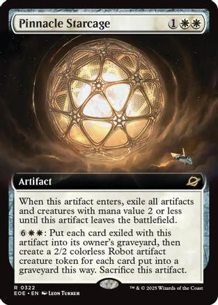 Pinnacle Starcage (Extended Art) (EOE-322) - Edge of Eternities Foil - for just $0.20! 