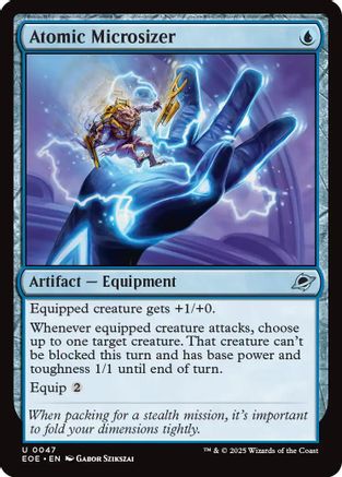 Atomic Microsizer (EOE-047) - Edge of Eternities Foil - for just $0.04! 
