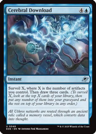 Cerebral Download (EOE-048) - Edge of Eternities Foil - for just $0.04! 