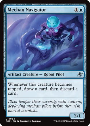 Mechan Navigator (EOE-064) - Edge of Eternities Foil - for just $0.04! 