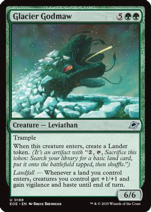 Glacier Godmaw (EOE-188) - Edge of Eternities - for just $0.10! 