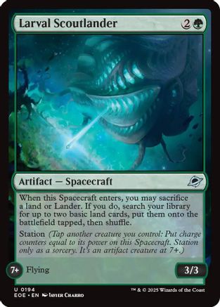 Larval Scoutlander (EOE-194) - Edge of Eternities Foil - for just $0.09! 