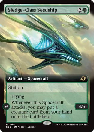 Sledge-Class Seedship (Extended Art) (EOE-346) - Edge of Eternities - for just $0.13! 