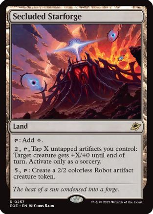 Secluded Starforge (EOE-257) - Edge of Eternities - for just $0.15! 