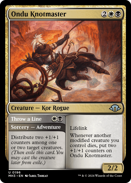 Ondu Knotmaster // Throw a Line [Modern Horizons 3] - Just $0.10! Shop now at Retro Gaming of Denver