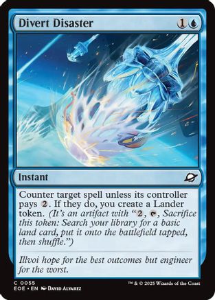 Divert Disaster (EOE-055) - Edge of Eternities - for just $0.02! 