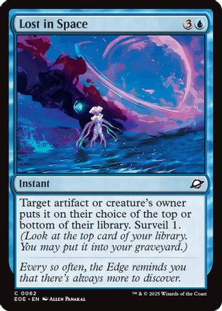 Lost In Space (EOE-062) - Edge of Eternities Foil - for just $0.01! 
