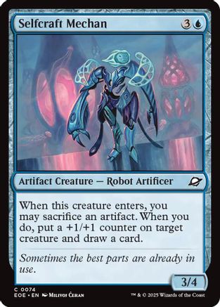 Selfcraft Mechan (EOE-074) - Edge of Eternities Foil - for just $0.02! 