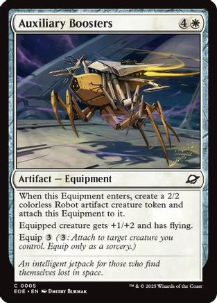 Auxiliary Boosters (EOE-005) - Edge of Eternities Foil - for just $0.02! 
