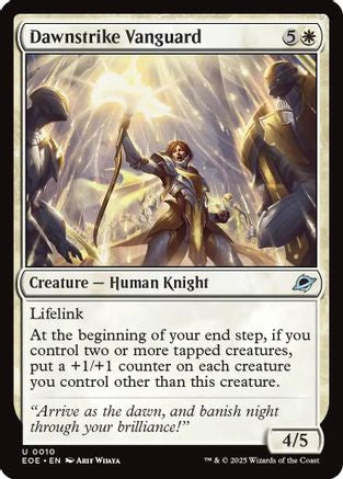 Dawnstrike Vanguard (EOE-010) - Edge of Eternities Foil - for just $0.02! 