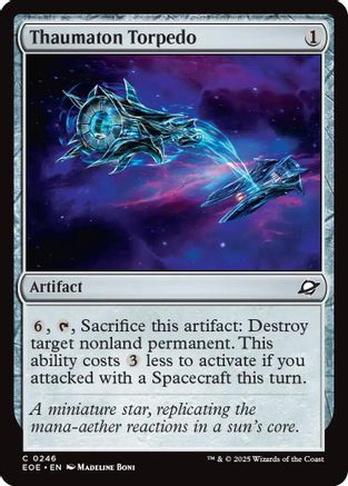 Thaumaton Torpedo (EOE-246) - Edge of Eternities Foil - for just $0.02! 