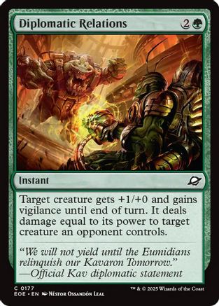 Diplomatic Relations (EOE-177) - Edge of Eternities - for just $0.01! 