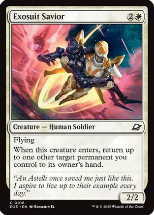 Exosuit Savior (EOE-016) - Edge of Eternities - for just $0.01! 