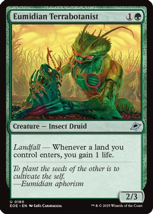 Eumidian Terrabotanist (EOE-180) - Edge of Eternities - for just $0.05! 