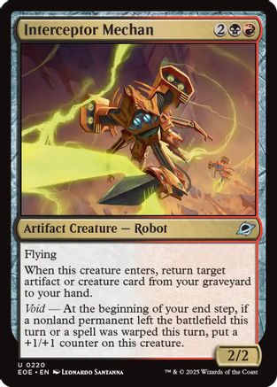 Interceptor Mechan (EOE-220) - Edge of Eternities - for just $0.04! 