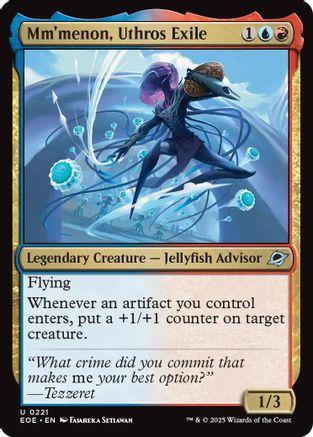 Mm'menon, Uthros Exile (EOE-221) - Edge of Eternities - for just $0.04! 