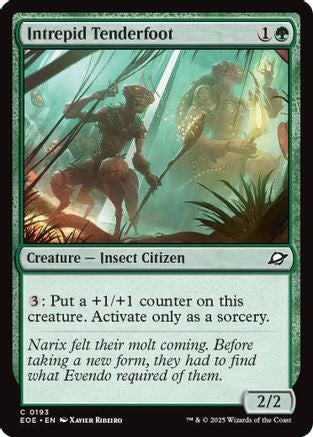 Intrepid Tenderfoot (EOE-193) - Edge of Eternities Foil - for just $0.01! 