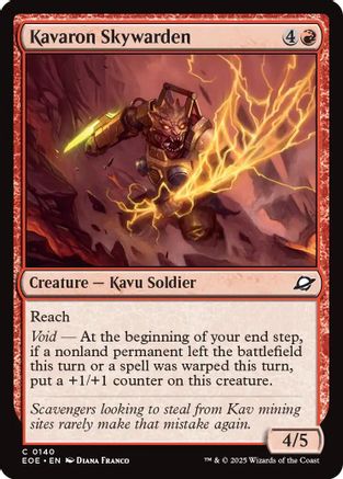 Kavaron Skywarden (EOE-140) - Edge of Eternities - for just $0.02! 