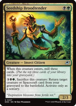 Seedship Broodtender (EOE-227) - Edge of Eternities Foil - for just $0.10! 