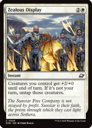 Zealous Display (EOE-045) - Edge of Eternities Foil - for just $0.02! 