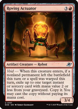 Roving Actuator (EOE-157) - Edge of Eternities Foil - for just $0.02! 