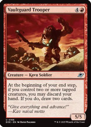 Vaultguard Trooper (EOE-166) - Edge of Eternities Foil - for just $0.03! 