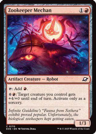 Zookeeper Mechan (EOE-170) - Edge of Eternities - for just $0.02! 