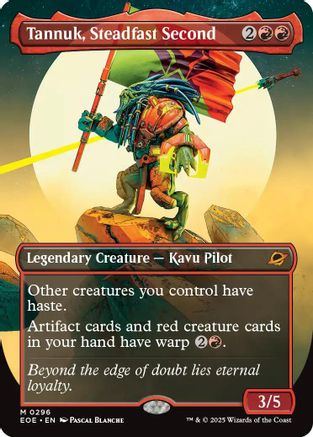 Tannuk, Steadfast Second (Borderless) (EOE-296) - Edge of Eternities Foil - for just $2.98! 