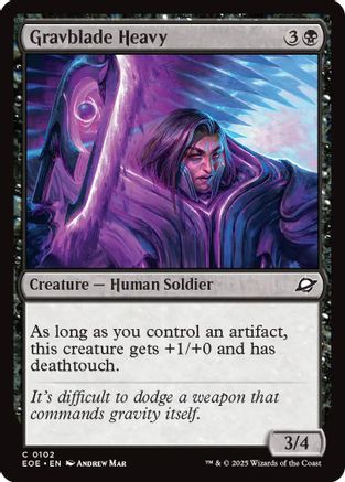 Gravblade Heavy (EOE-102) - Edge of Eternities - for just $0.01! 