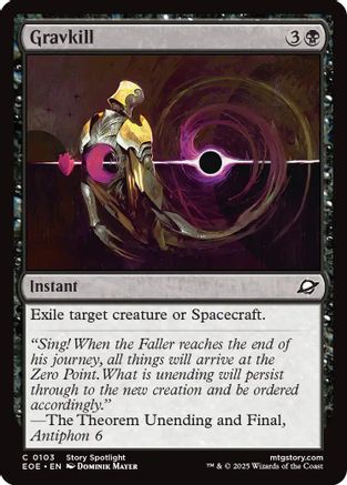 Gravkill (EOE-103) - Edge of Eternities Foil - for just $0.01! 