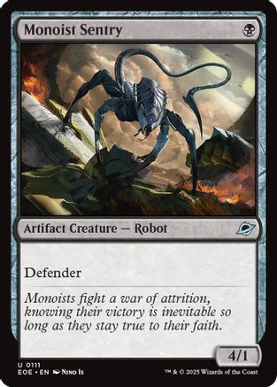 Monoist Sentry (EOE-111) - Edge of Eternities Foil - for just $0.02! 