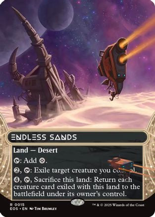 Endless Sands (0008) (Borderless) (EOS-015) - Edge of Eternities: Stellar Sights - for just $0.12! 
