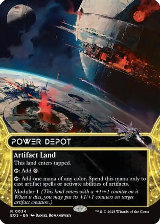 Power Depot (0034) (Borderless) (EOS-034) - Edge of Eternities: Stellar Sights Foil - for just $0.74! 