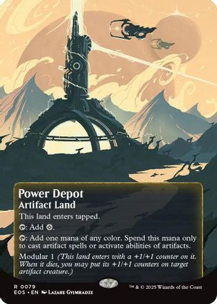Power Depot (0079) (Borderless) (EOS-079) - Edge of Eternities: Stellar Sights - for just $1.46! 