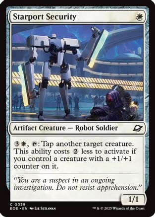 Starport Security (EOE-039) - Edge of Eternities Foil - for just $0.01! 