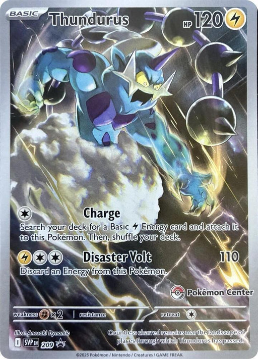 Thundurus (209) (Pokemon Center Exclusive) [Scarlet & Violet: Black Star Promos] - for just $10.10! 