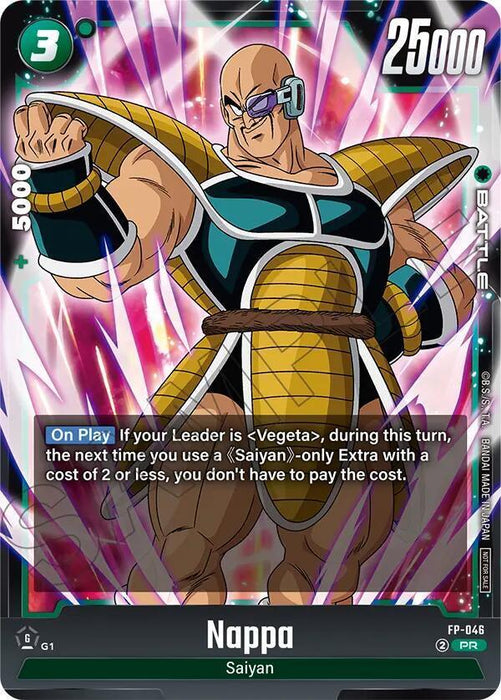 Nappa (FP-046) (Tournament Pack 07) [Fusion World Tournament Cards] - for just $0.10! 