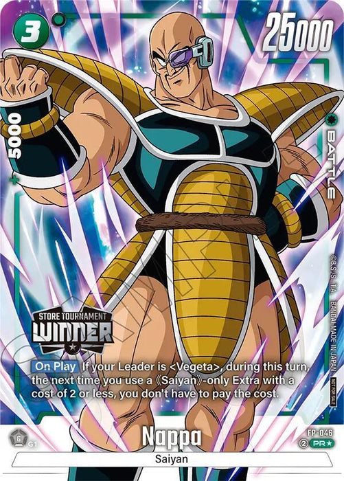 Nappa (FP-046) (Tournament Pack 07 - Winner) [Fusion World Tournament Cards] - for just $2.50! 
