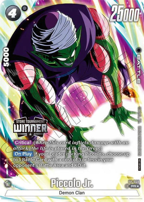 Piccolo Jr. (FP-048) (Tournament Pack 07 - Winner) [Fusion World Tournament Cards] - for just $3.35! 