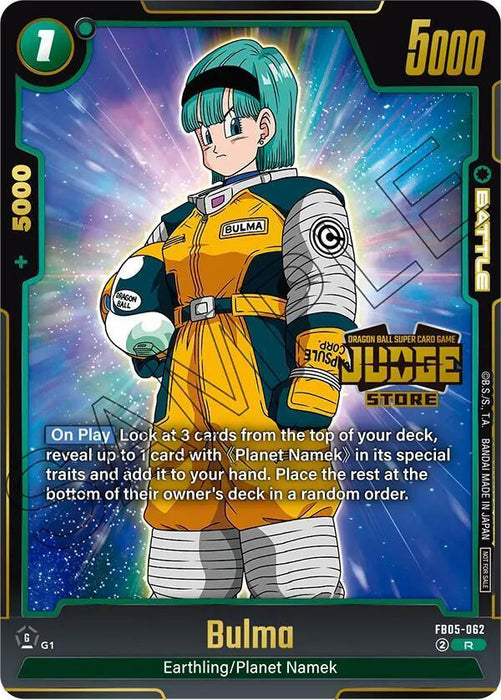 Bulma (Judge Pack 04 - Store Judge) [Fusion World Tournament Cards] - for just $1.10! 