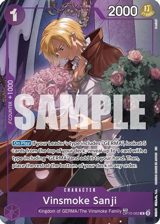 Vinsmoke Sanji (TR) (OP10-063) - Legacy of the Master Foil - for just $25.65! 