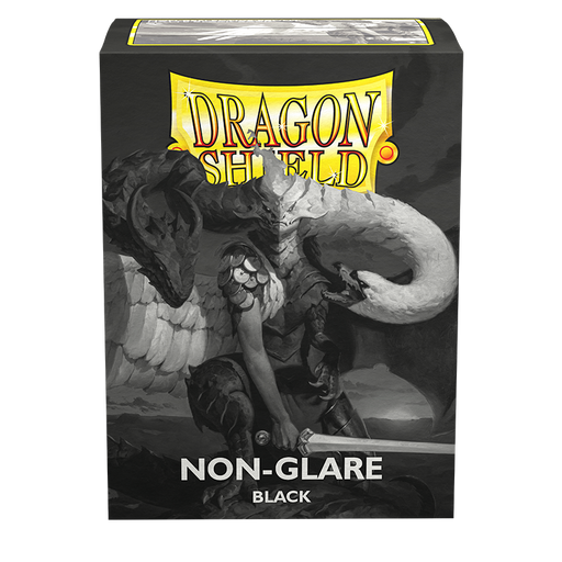 Dragon Shield: Standard 100ct Sleeves - Black (Non-Glare Matte) - Just $9.95! Shop now at Retro Gaming of Denver