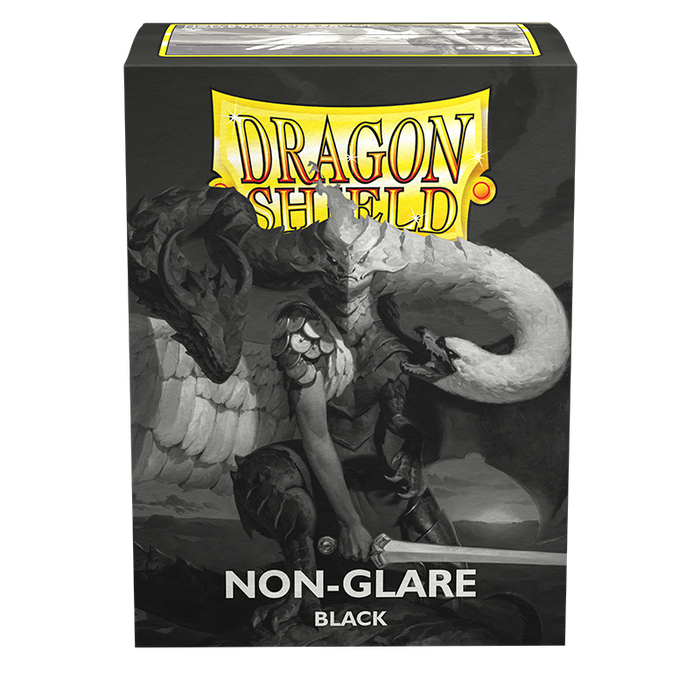 Dragon Shield: Standard 100ct Sleeves - Black (Non-Glare Matte) - Just $9.95! Shop now at Retro Gaming of Denver