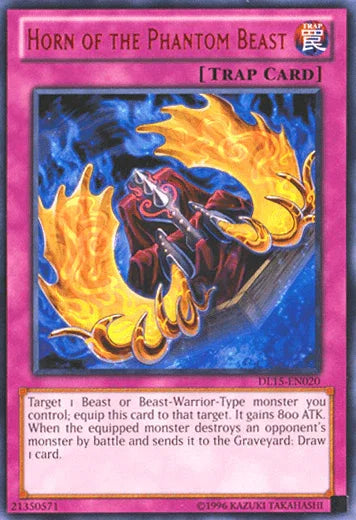 Horn of the Phantom Beast (Red) [DL15-EN020] Rare - for just $0.85! 