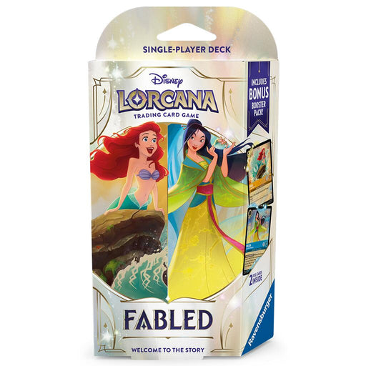 Disney Lorcana: Fabled Starter Deck (Amber & Sapphire) [9] - for just $17.99! 