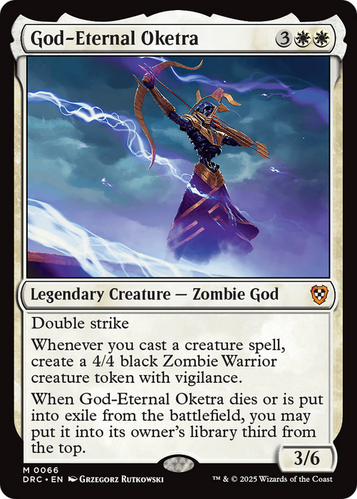 God-Eternal Oketra (DRC-066) - Commander: Aetherdrift - for just $0.44! 